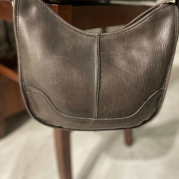 Frye Cara Saddle Crossbody SMOKE - Picture 2 of 10
